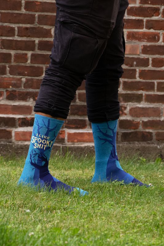 Men's Crew Socks Spooky Shit