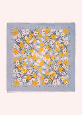 Cotton Bandana Marvelous Meadow Powder Blue