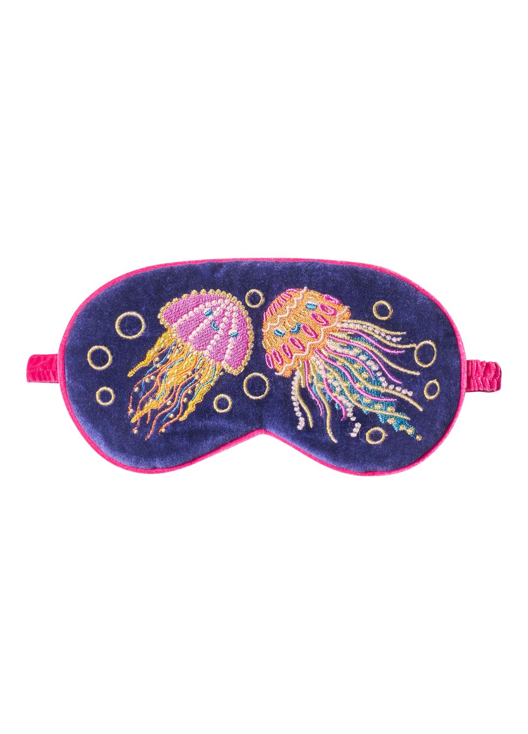 Lavender Velvet Eye Mask Jolly Jellies Navy