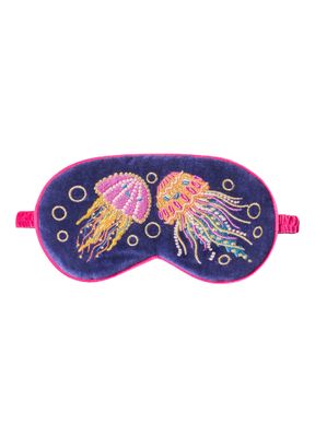 Lavender Velvet Eye Mask Jolly Jellies Navy