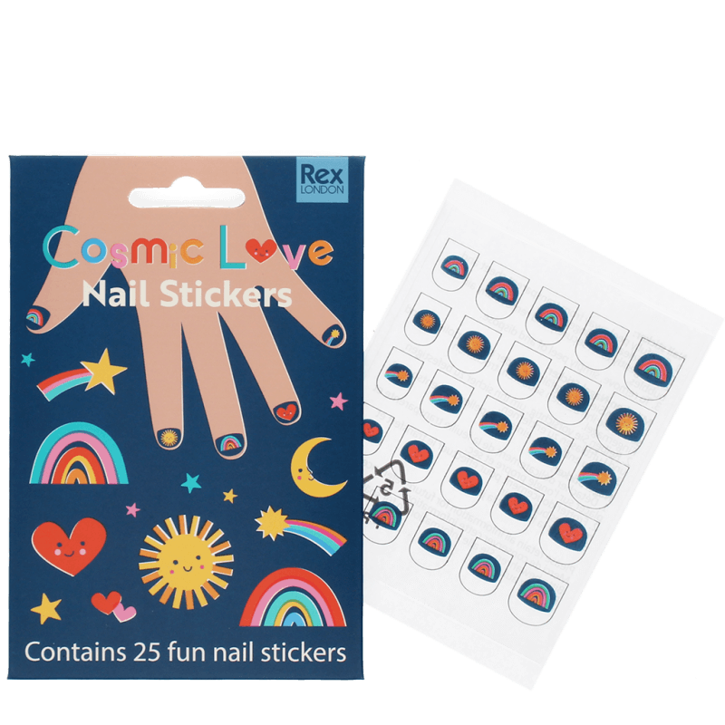 Nail Stickers Pack of 25 Cosmic Love
