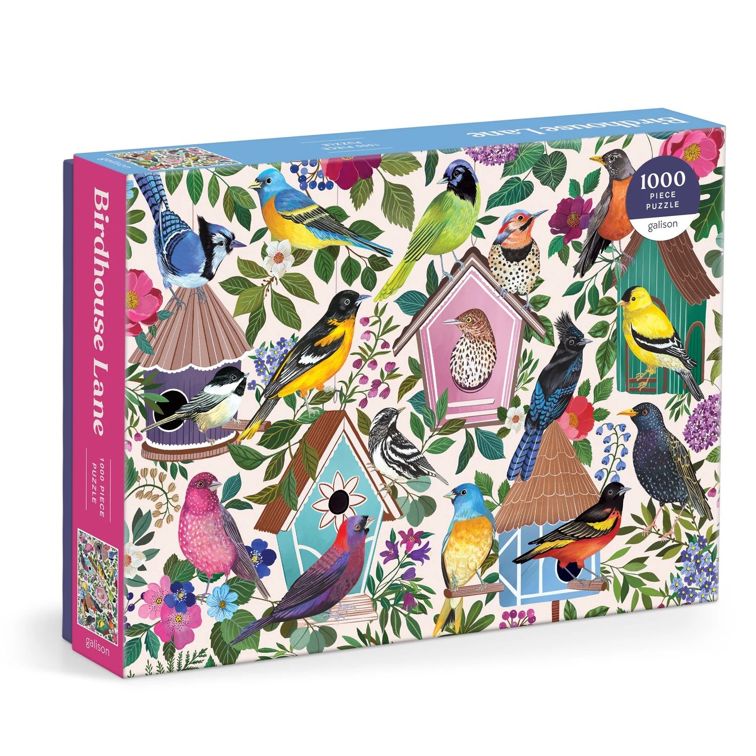 1000 Piece Puzzle Birdhouse Lane