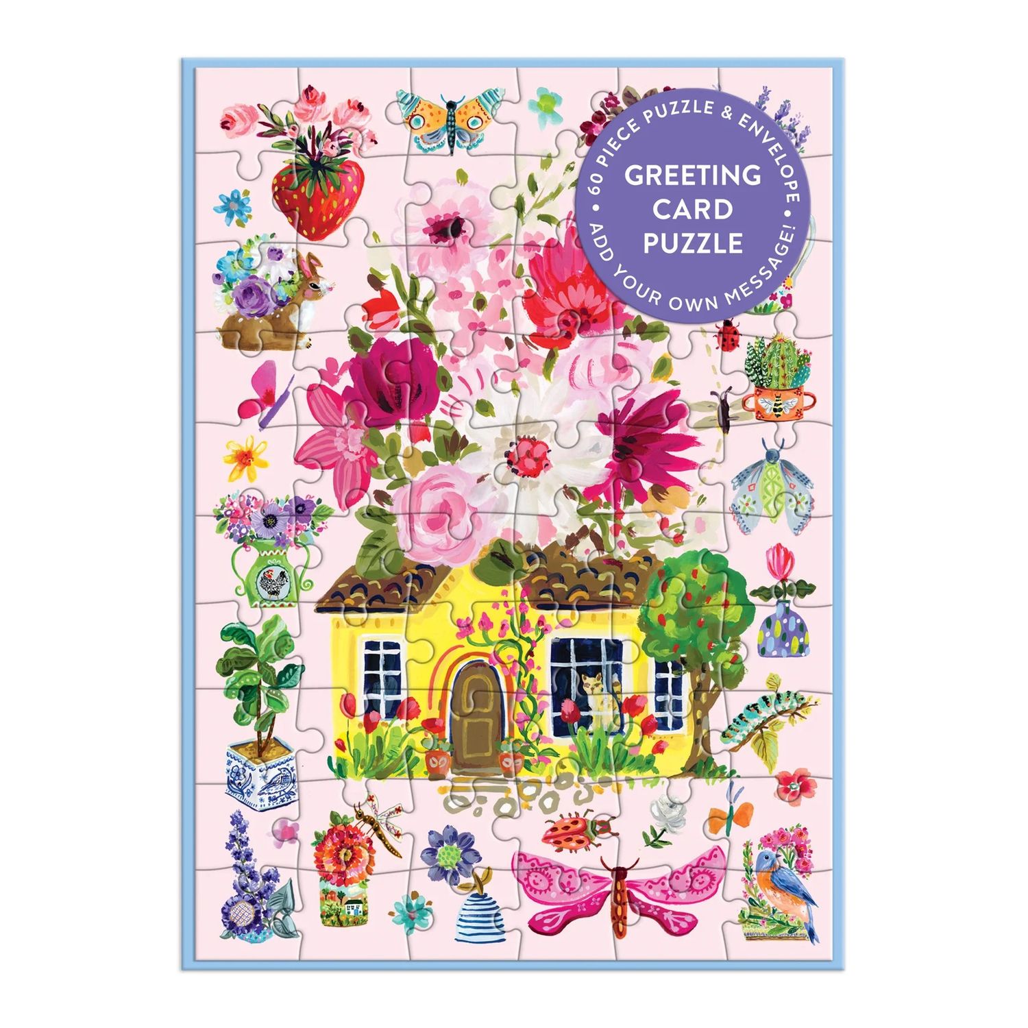 Greeting Card Puzzle Buzzy Bouquets
