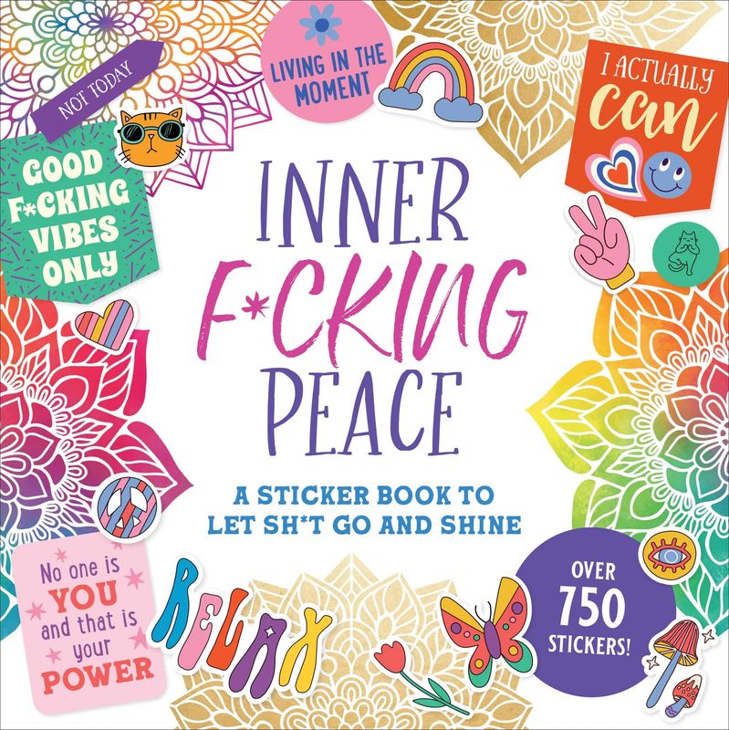 Sticker Book Inner F@$&amp;&#39;in Peace