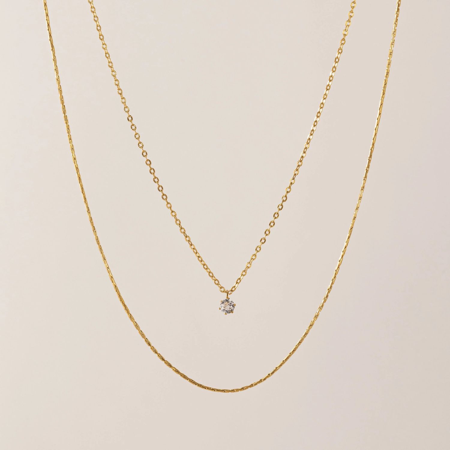 Soleil Layered Waterproof Necklace
