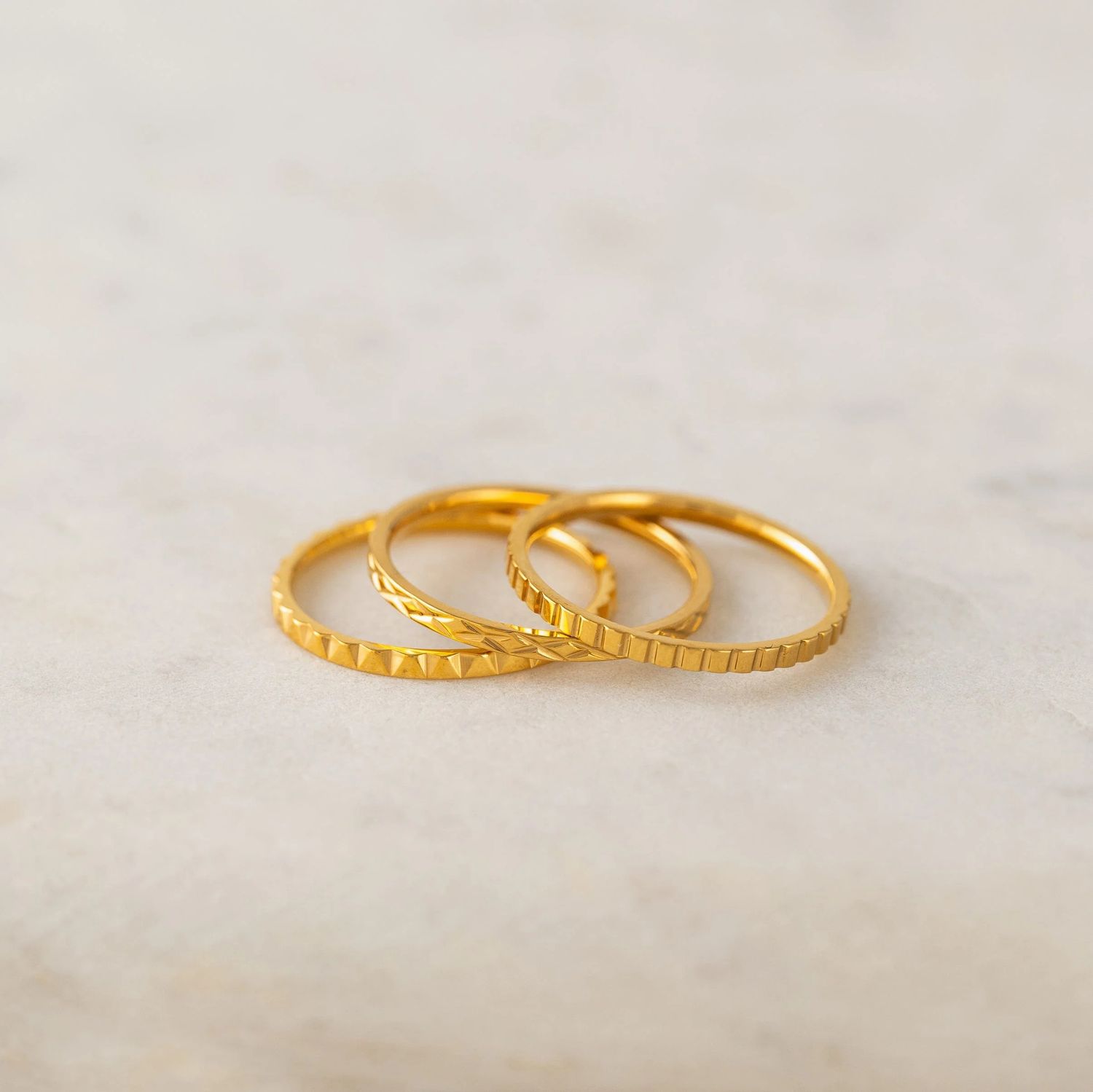 Brit Waterproof Ring Stack Set