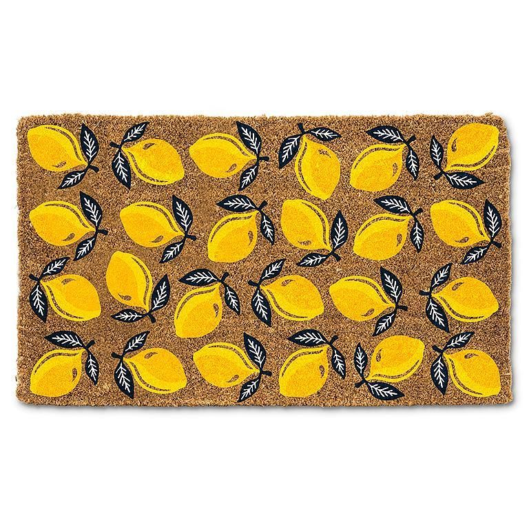 Doormat Rubber Bottom Allover Lemons 18&quot;x 30&quot;