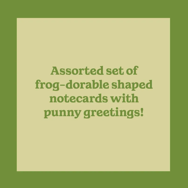 Notecards Set of 12 What's Hoppin'?