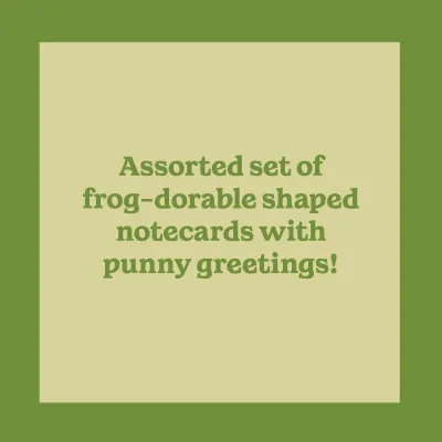Notecards Set of 12 What&#39;s Hoppin&#39;?