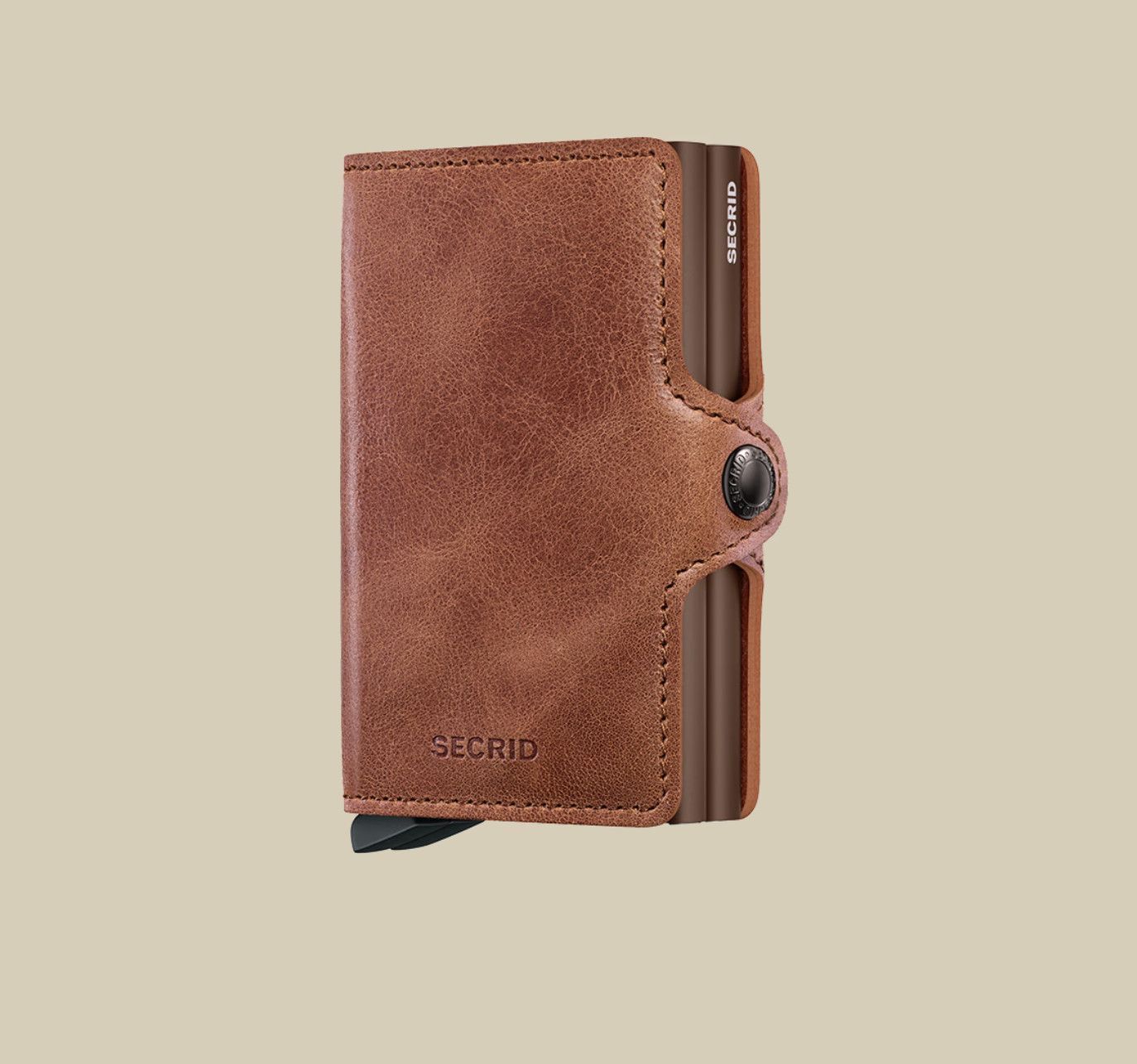 Twinwallet Vintage Cognac / Brown