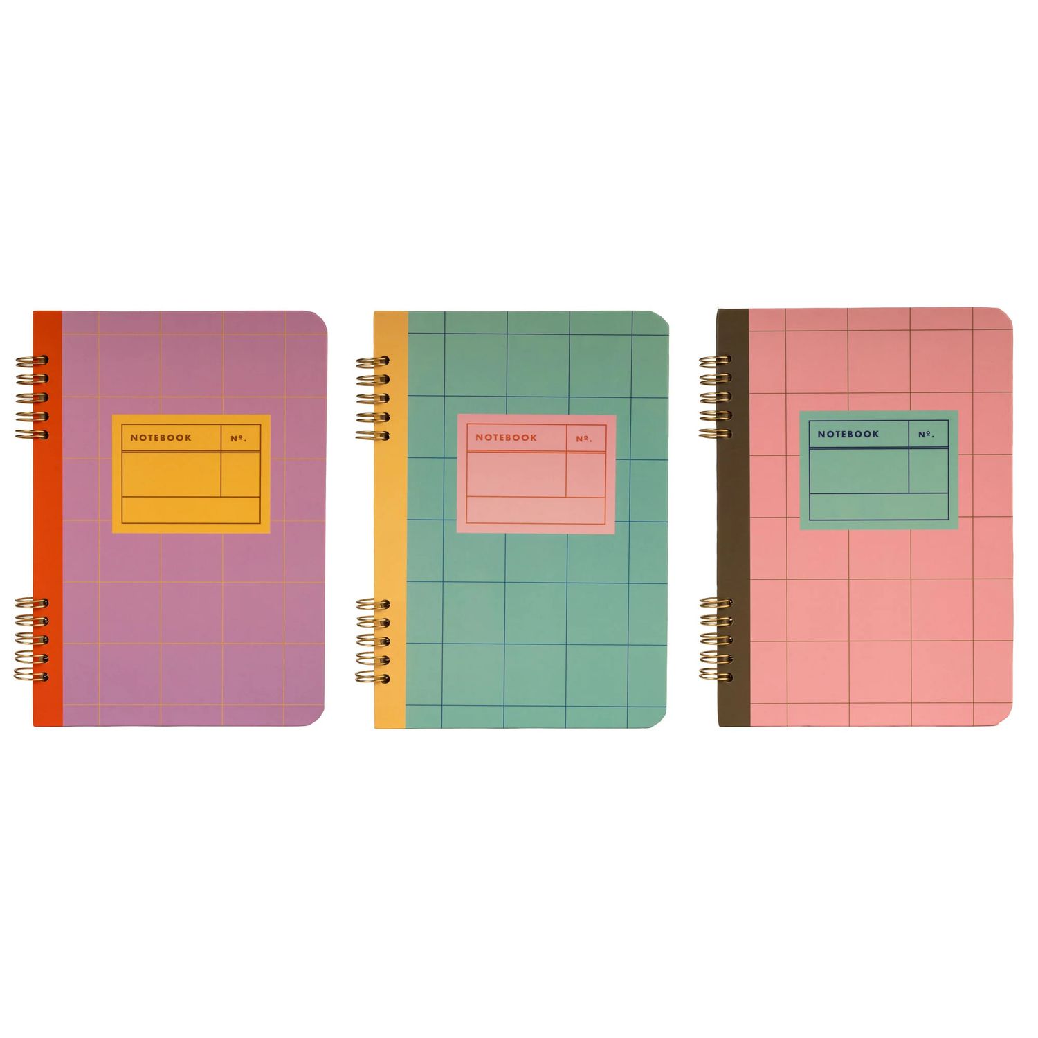Inkerie Spiral Bound A5 Notebook Assorted