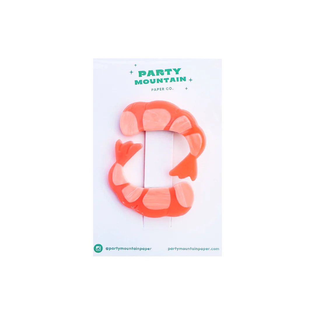Hair Barrettes Shrimp (2pcs)