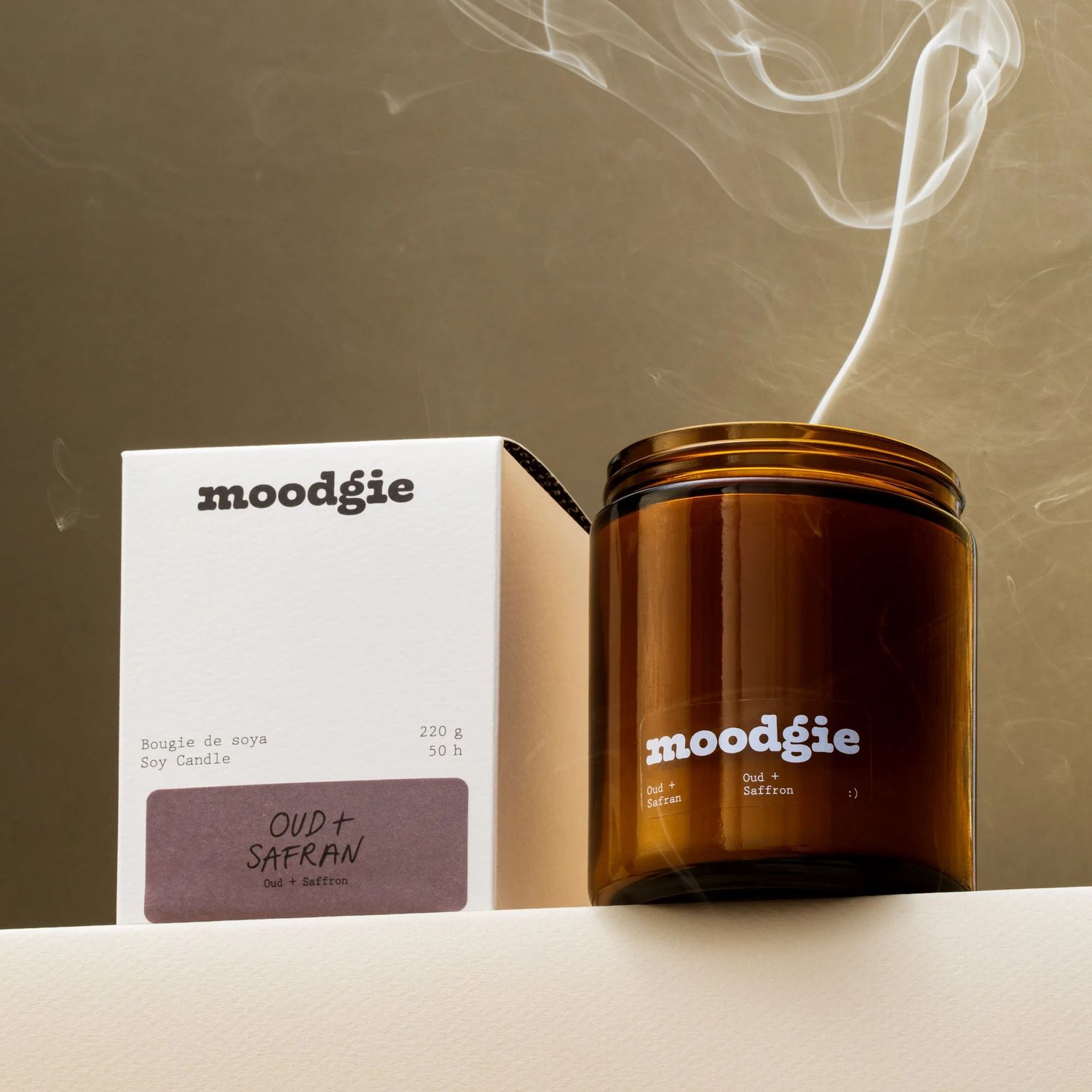 220g Candle Oud + Safran