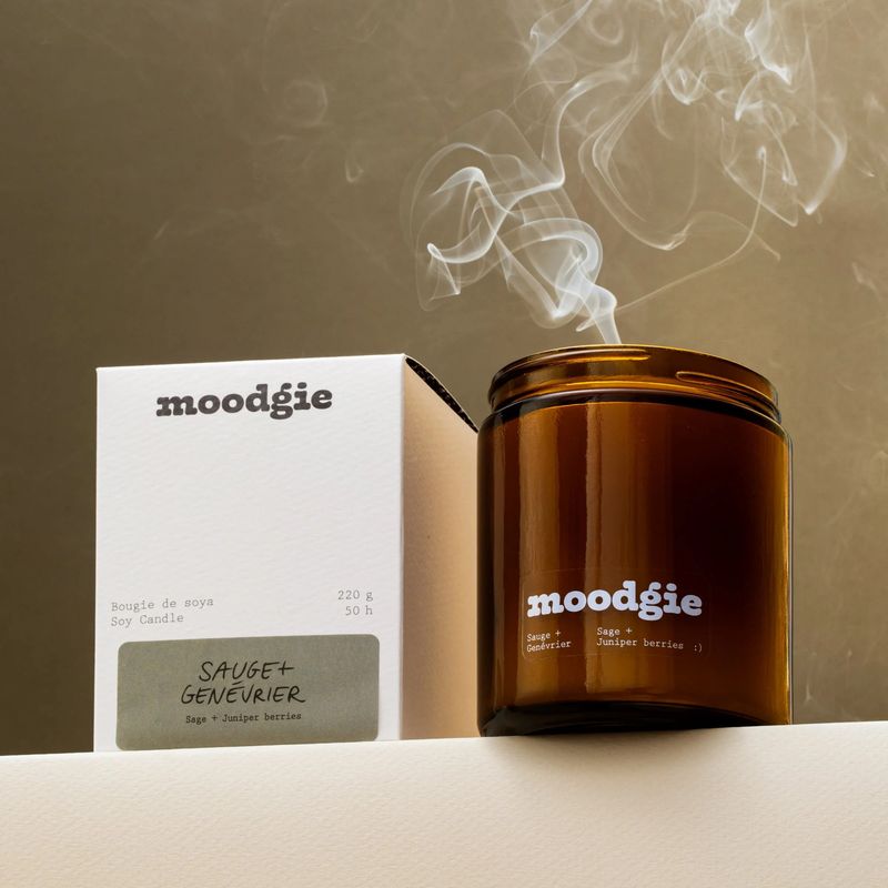 220g Candle Sauge + Genévrier