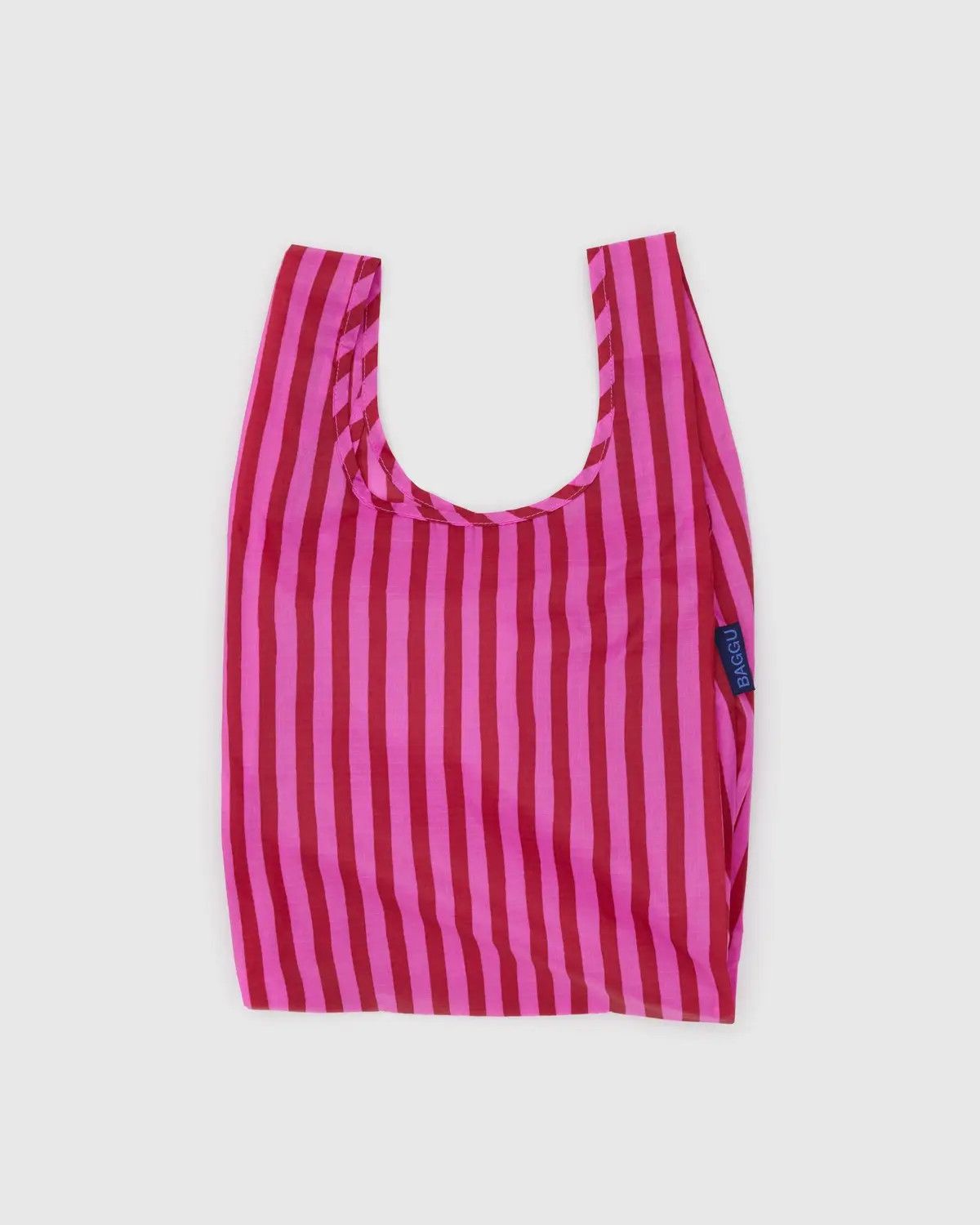 Baby Baggu Pink &amp; Red Painted Stripe