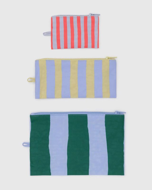 Flat Pouch Set Painted Stripe