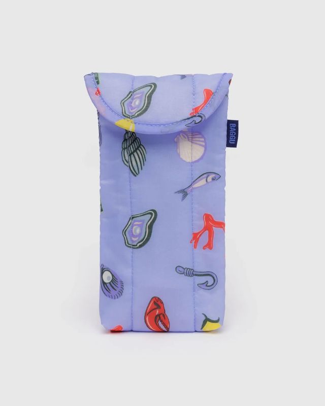 Puffy Glasses Sleeve Sea Charms