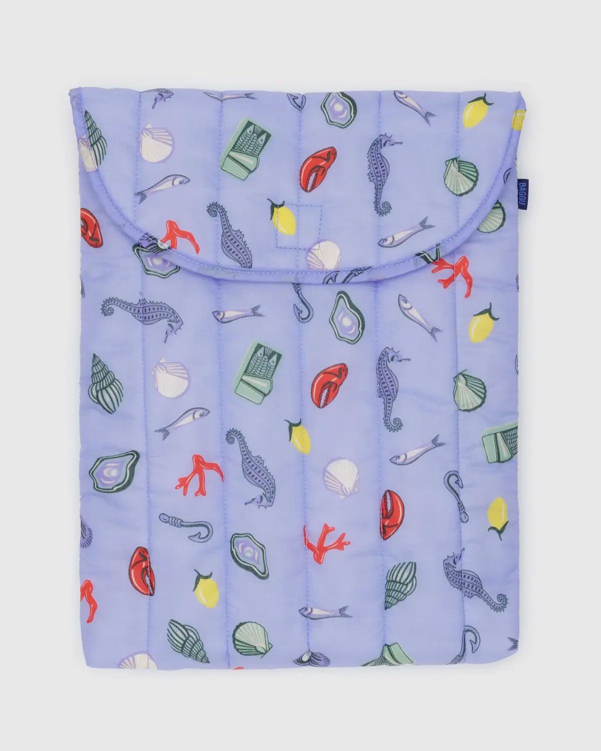 Puffy Laptop Sleeve 16&quot; Sea Charms