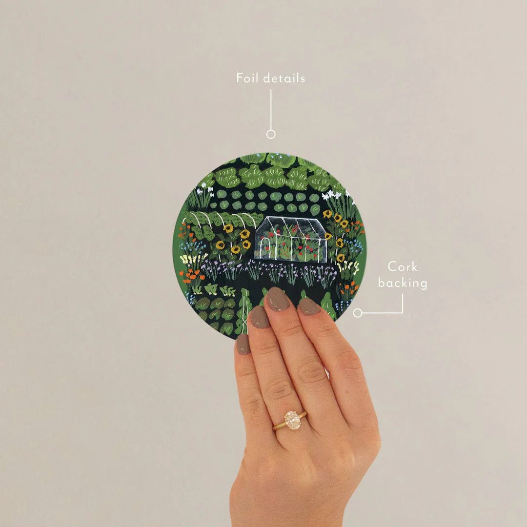 Garden Greenhouse Coaster
