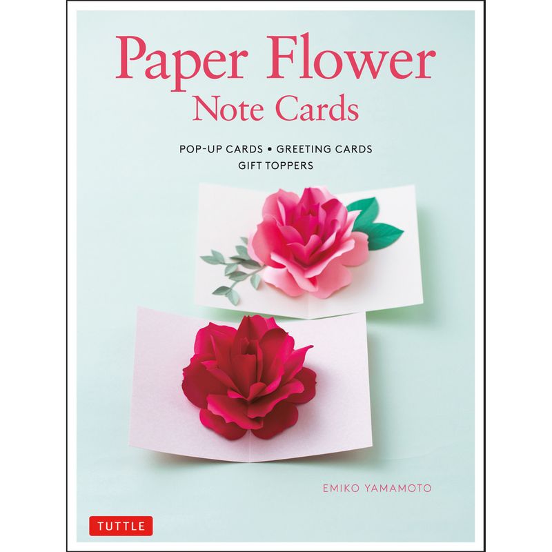 How To Make Paper Flower Note Cards Book