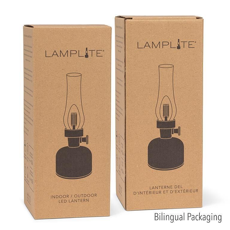Lamplite LED Lantern w/ Chimney Blue