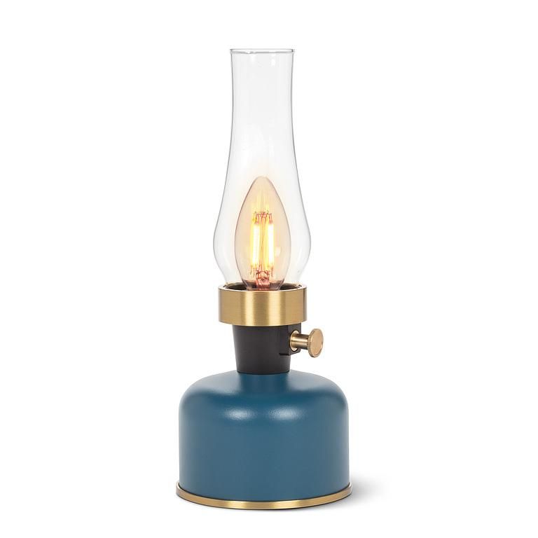 Lamplite LED Lantern w/ Chimney Blue