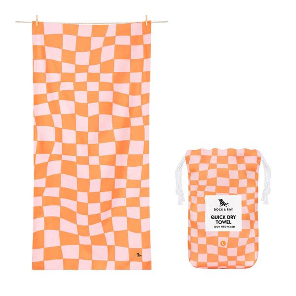 Beach Towel Groovy Check