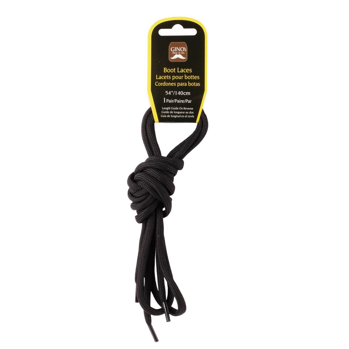 Boot Laces Black 54&quot;/140cm