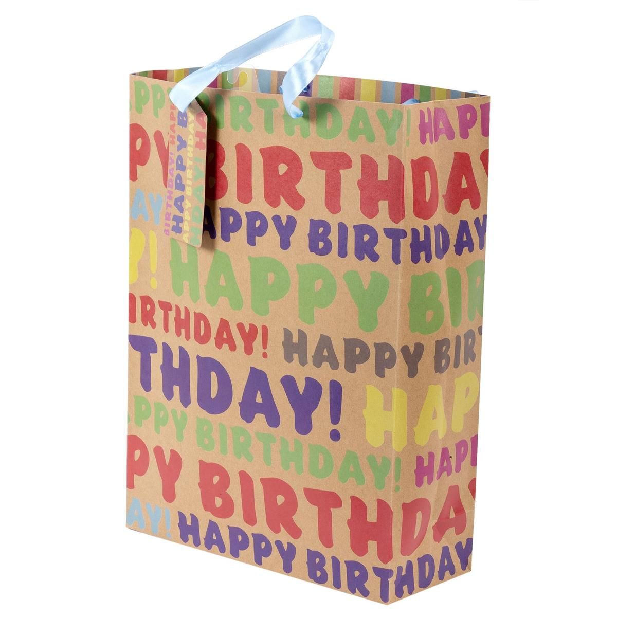 Jumbo Gift Bag Birthday