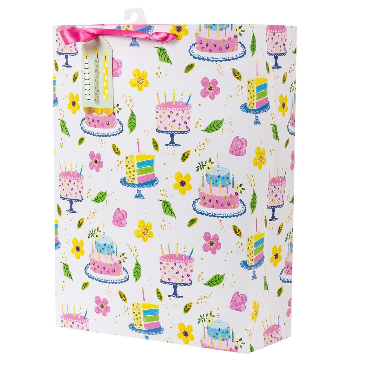 Jumbo Gift Bag Birthday Cakes