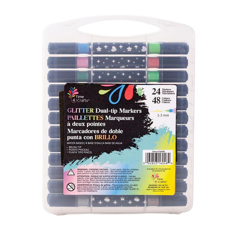 Glitter Dual-Tip Markers