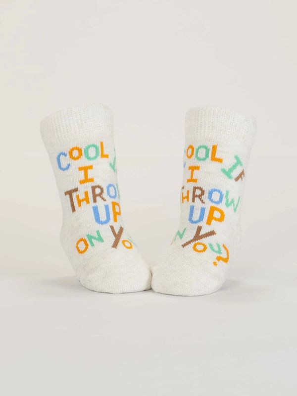 Big Fan Of Shapes &amp; Colours/ Cool If I Throw Up On You? Baby Socks