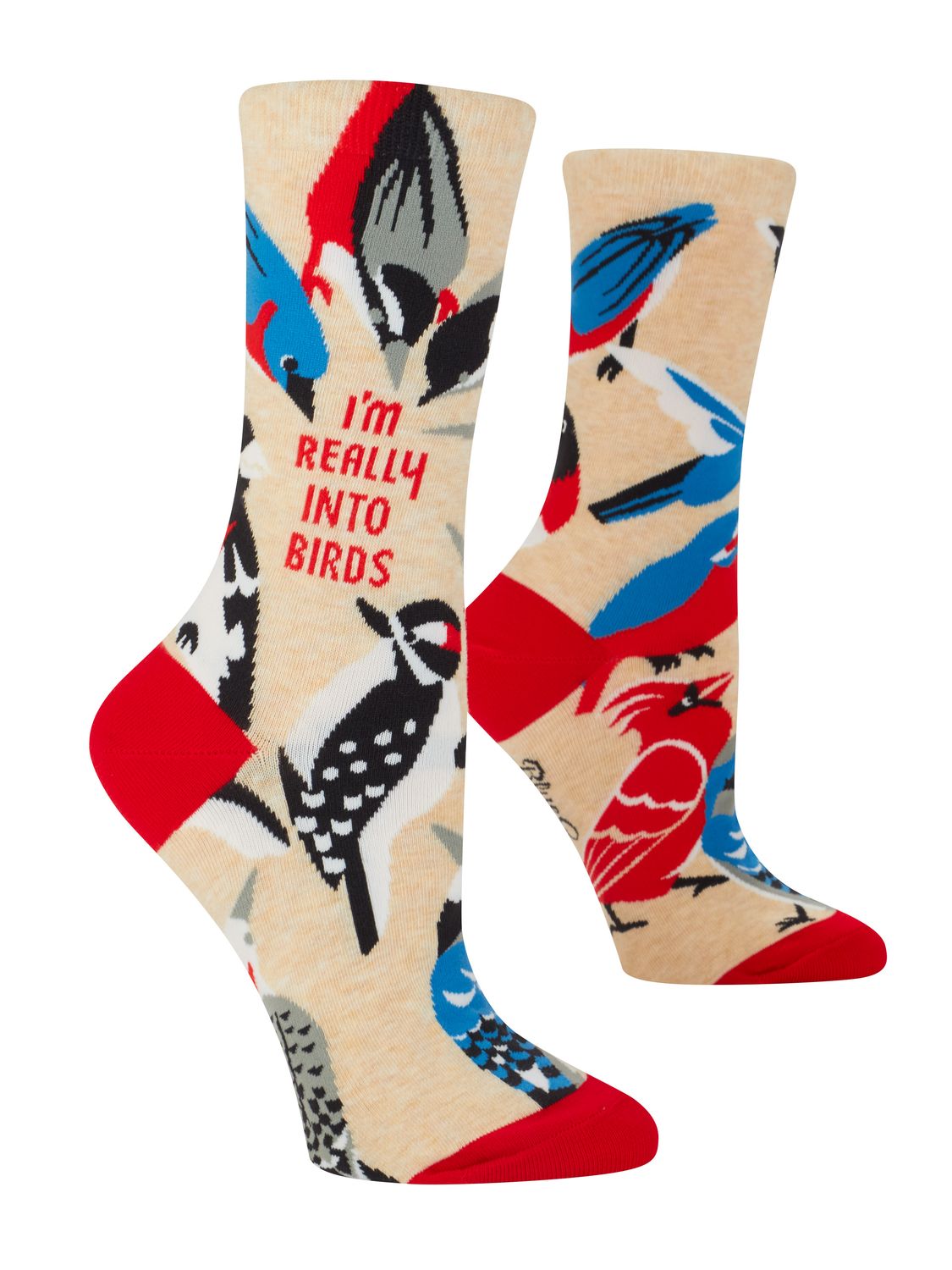 Women&#39;s Crew Socks Really Into Birds