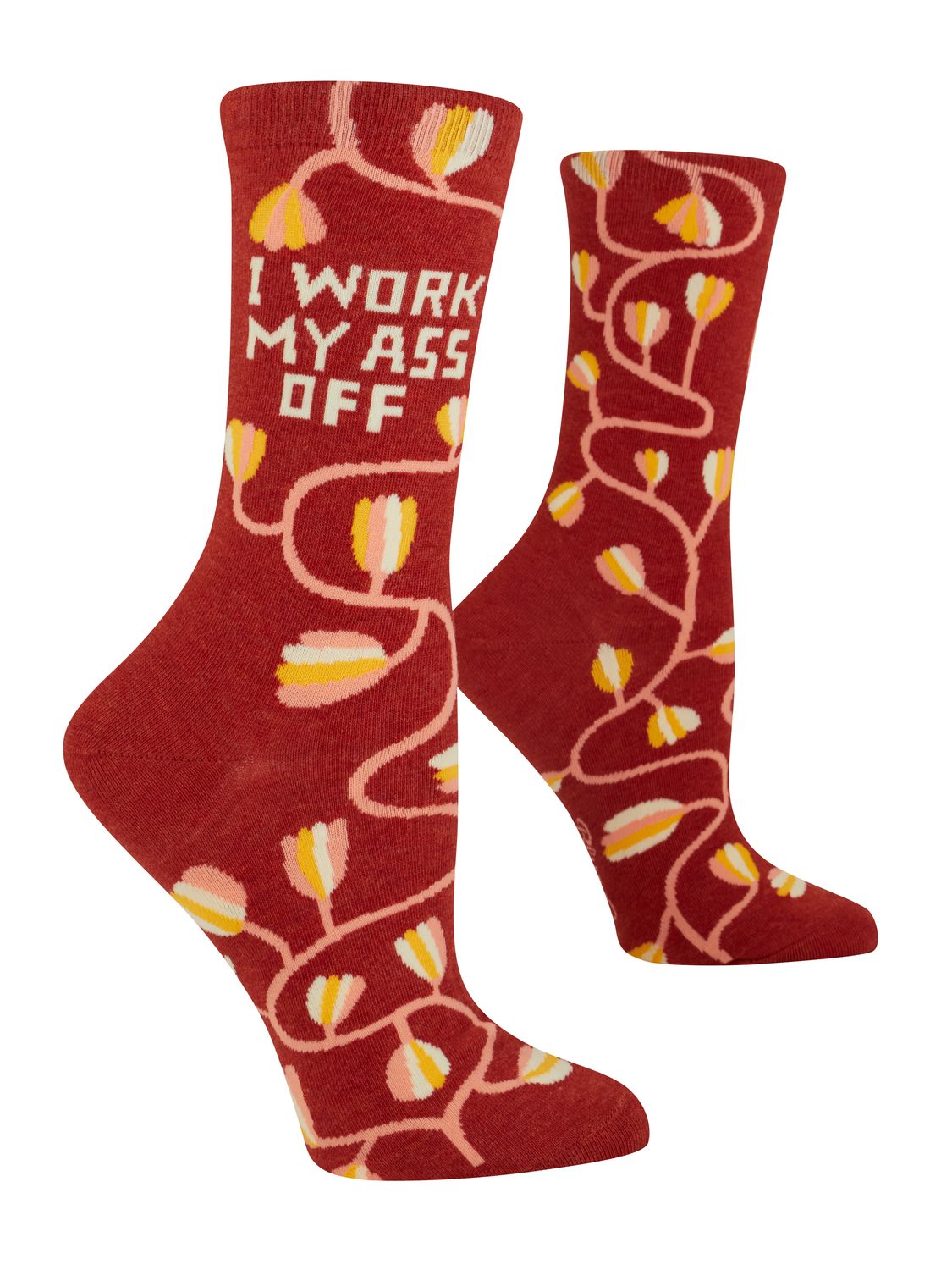 Women&#39;s Crew Socks I Work My Ass Off