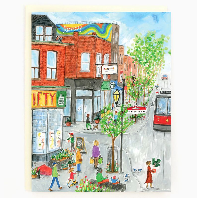 Toronto Roncesvalles Greeting Card