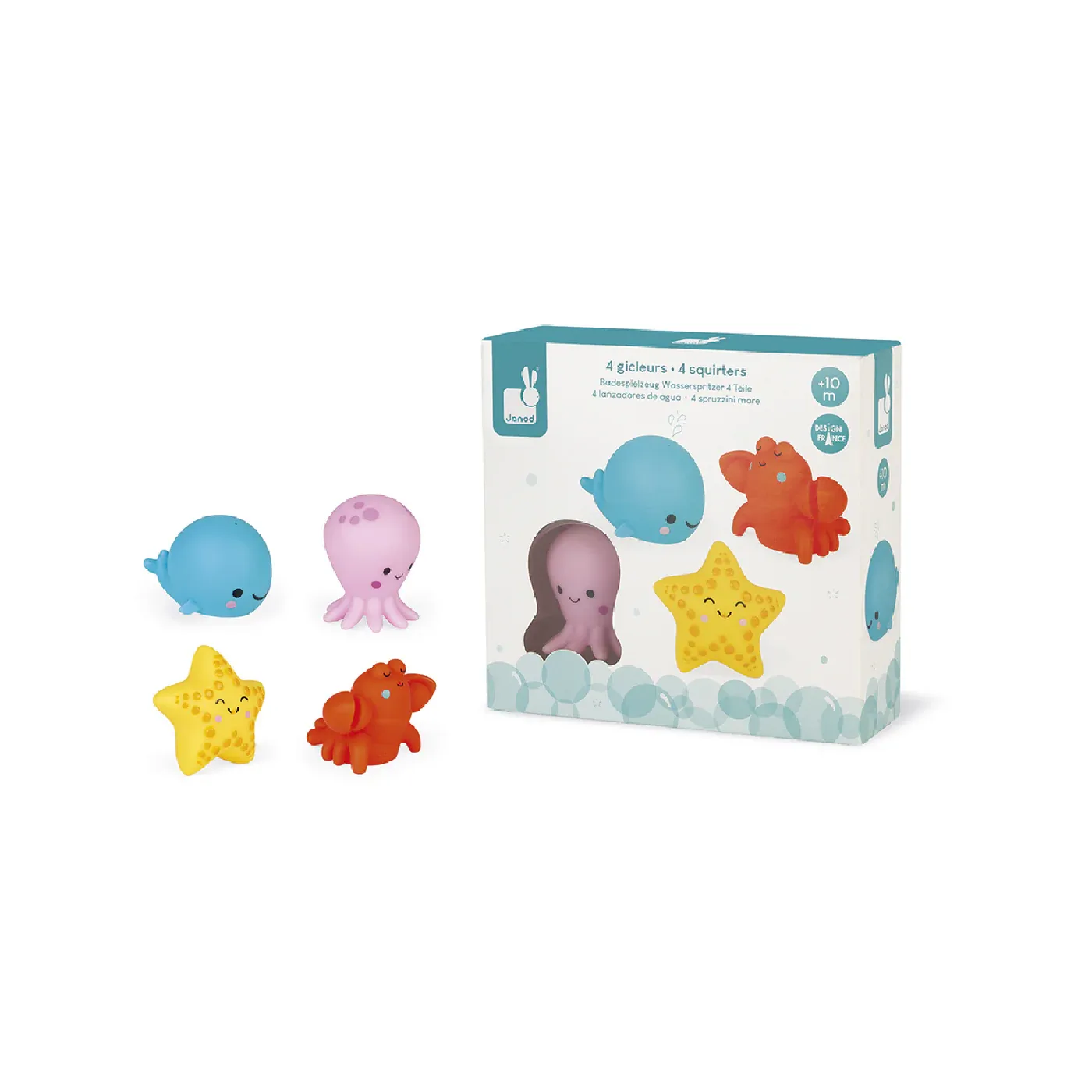 Bath Squirters Set of 4