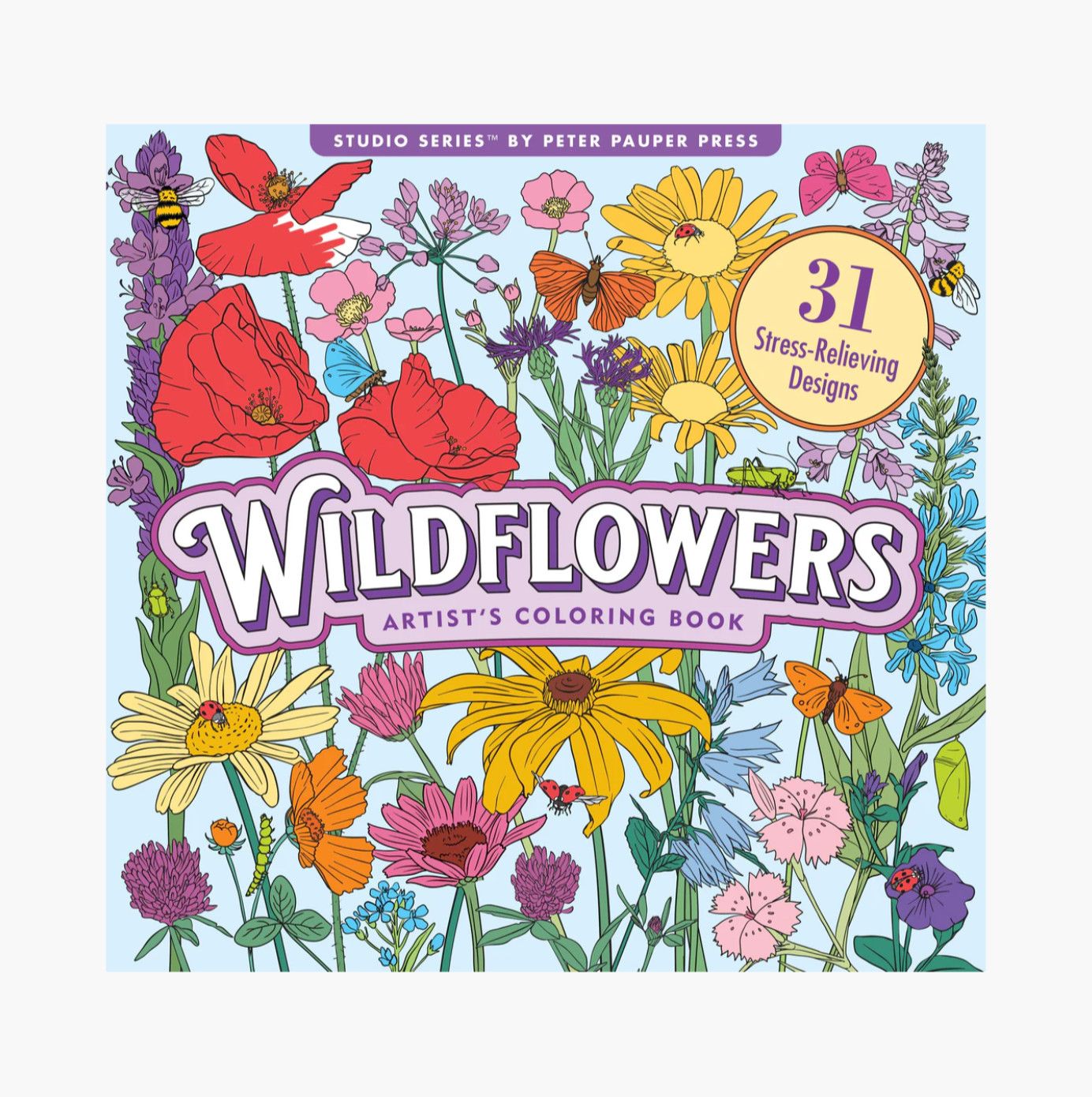 Colouring Book Wildflowers