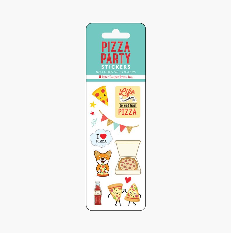Sticker Set Pizza Party