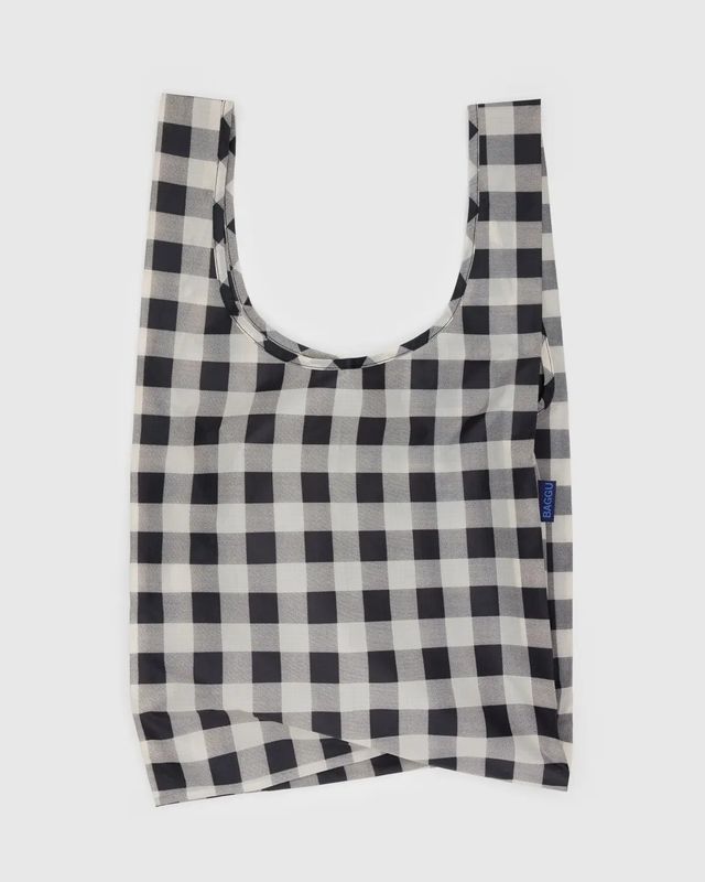 Standard Baggu Black and White Big Check