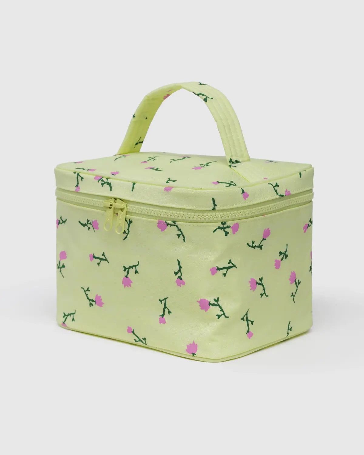 Large Cosmetic Case Painted Wildflower