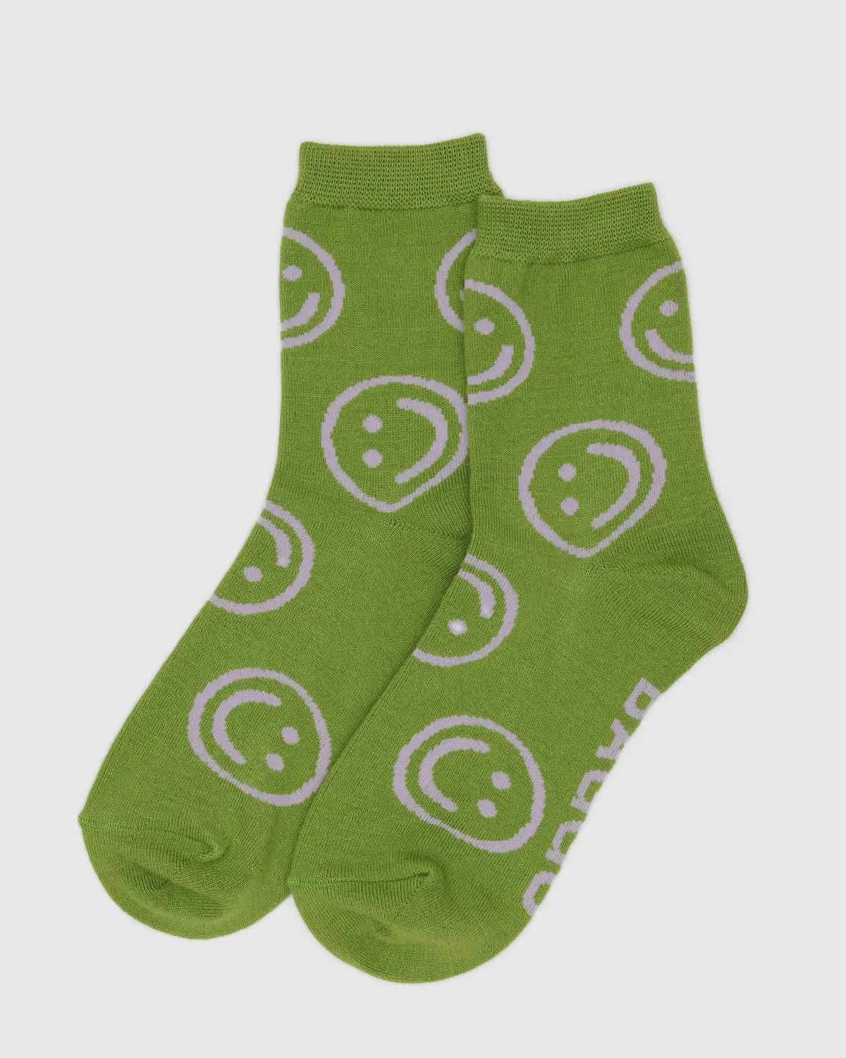 Crew Sock Pear Happy