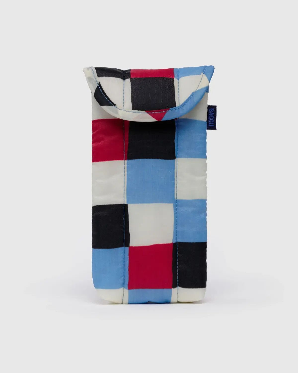 Puffy Glasses Sleeve Painted Check