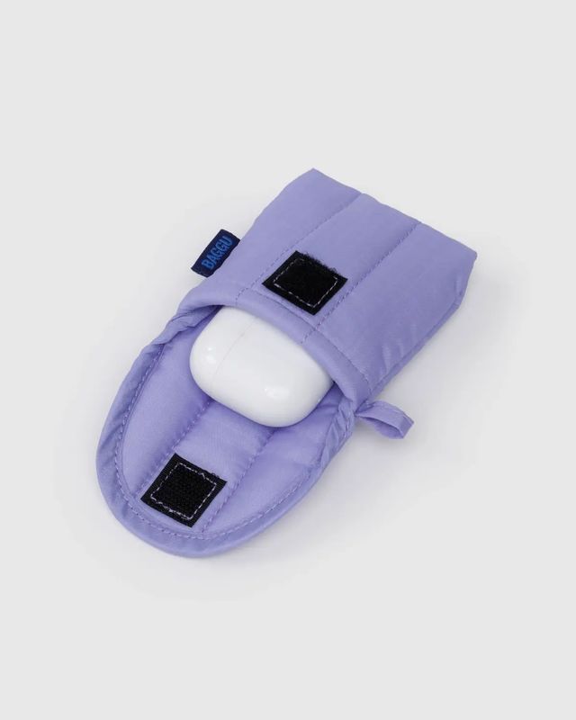 Puffy Earbuds Case Wisteria