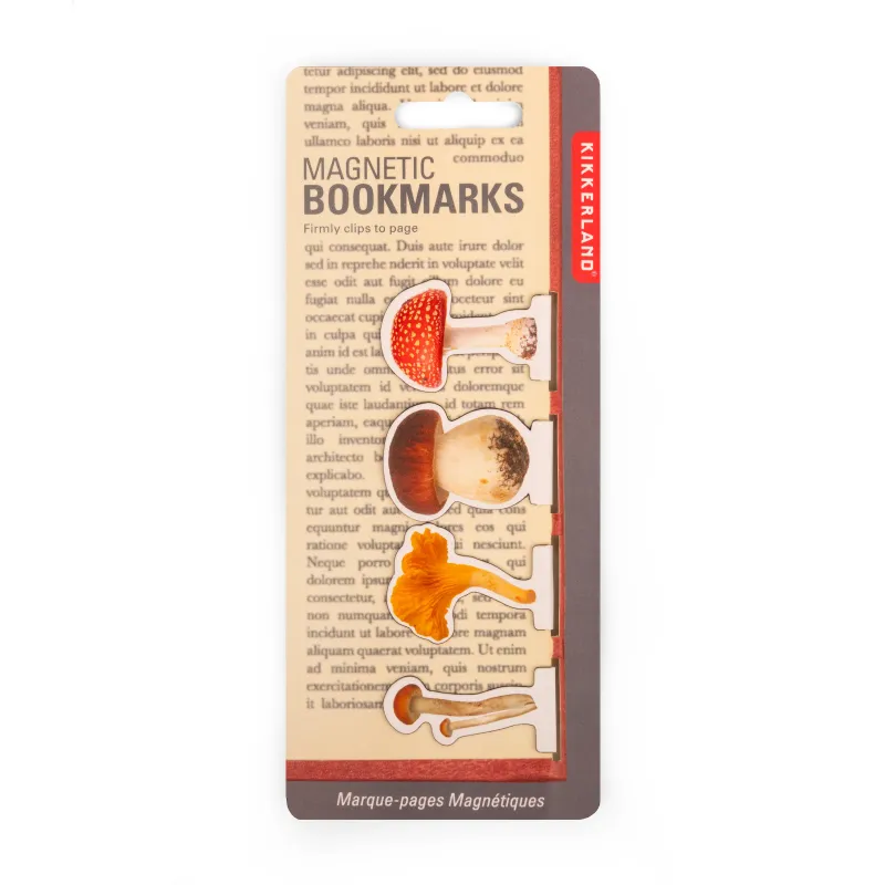 Magnetic Bookmarks Set Mushrooms