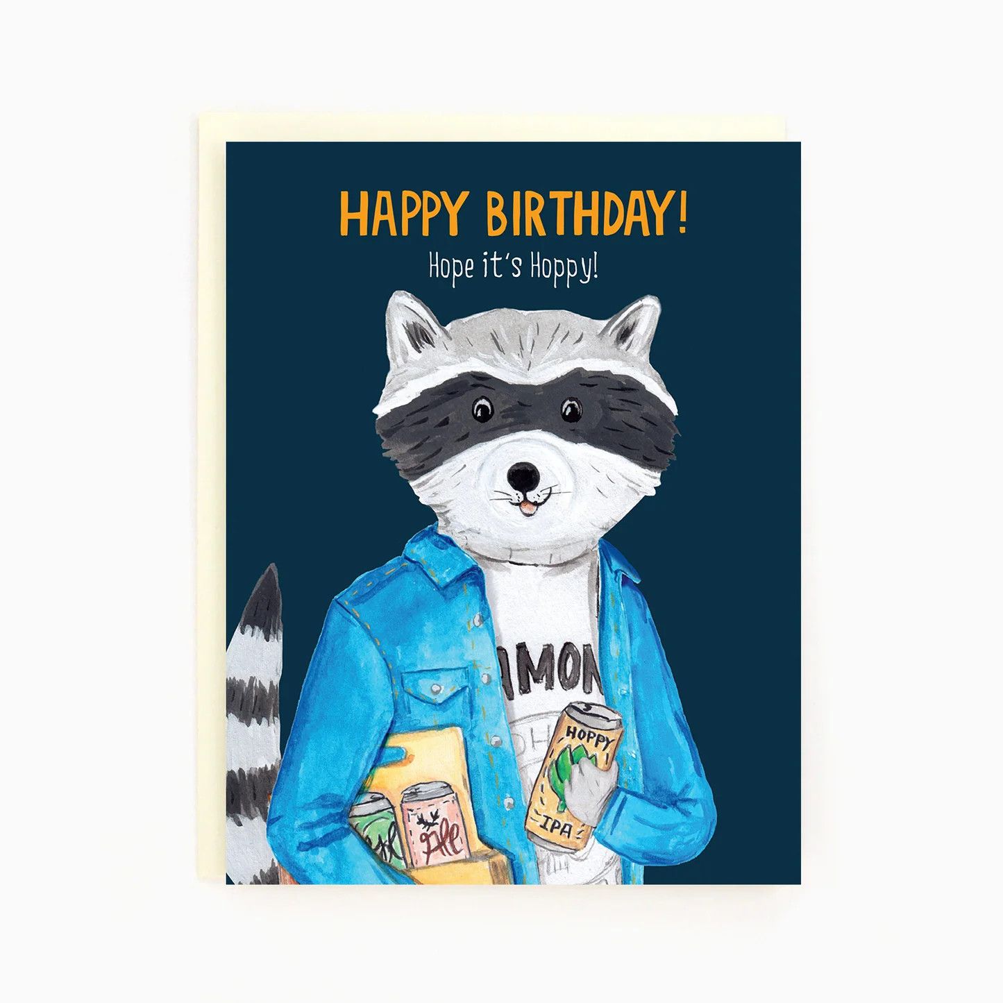Birthday Raccoon Beer