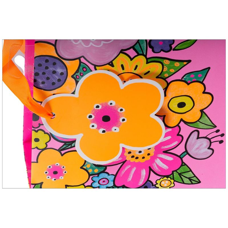 Large Gift Bag Floral Matte