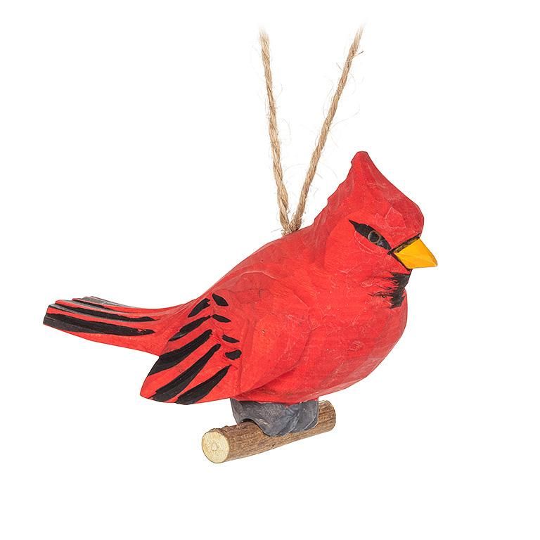 Carved Ornament Cardinal