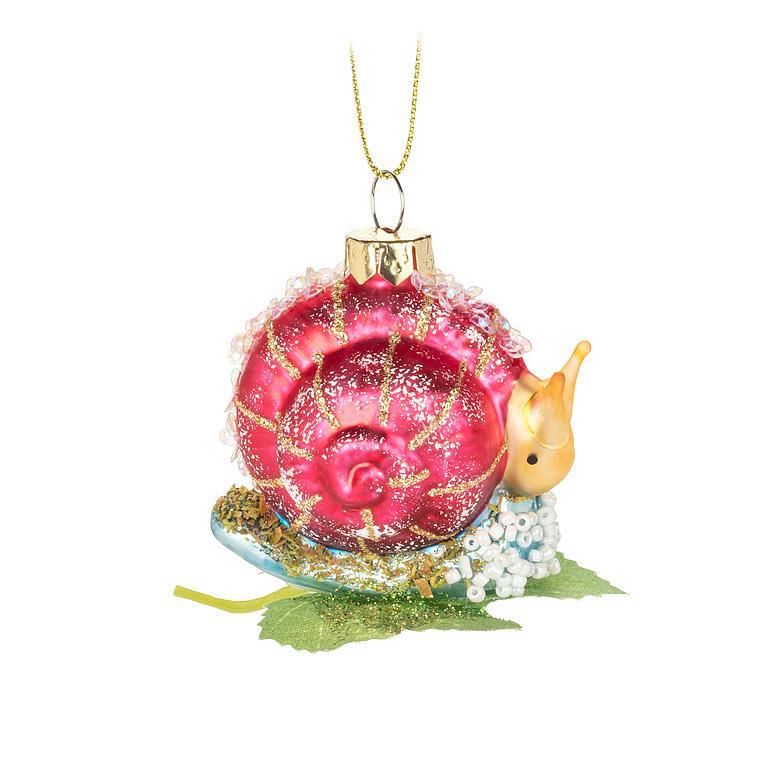 Glass Ornament Mini Snail
