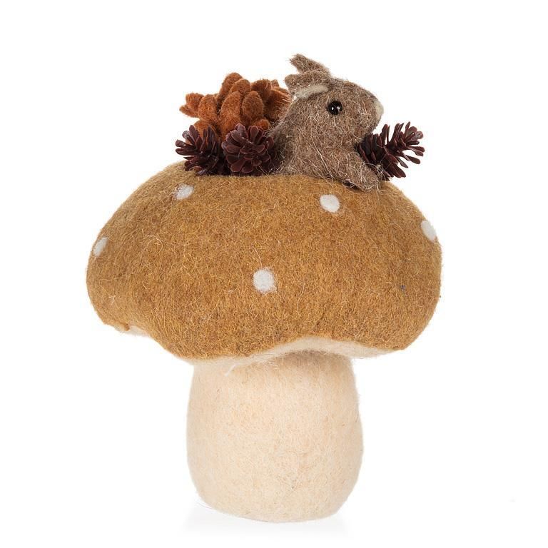 Mouse in Medium Mushroom