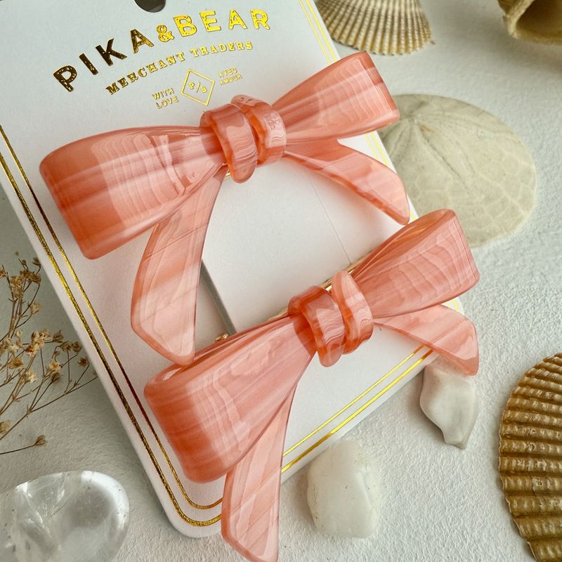 &quot;Zooey&quot; Bow Hair Clips Hermosa